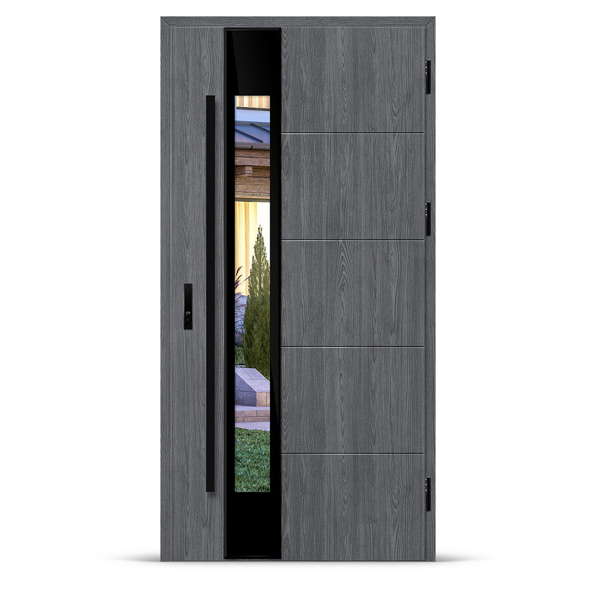 WIENER 3 - Anthracite oak