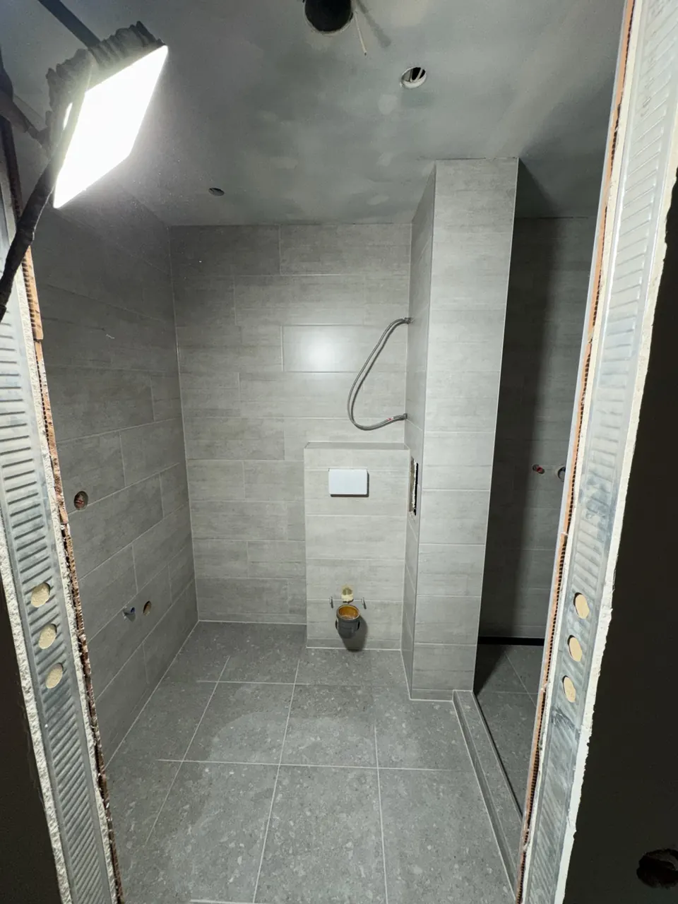 Bathroom tiling