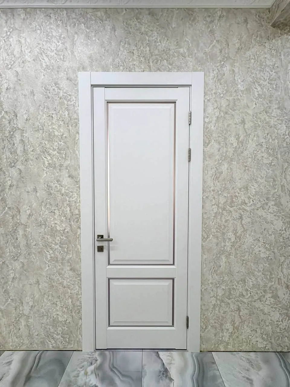 Installed interior door