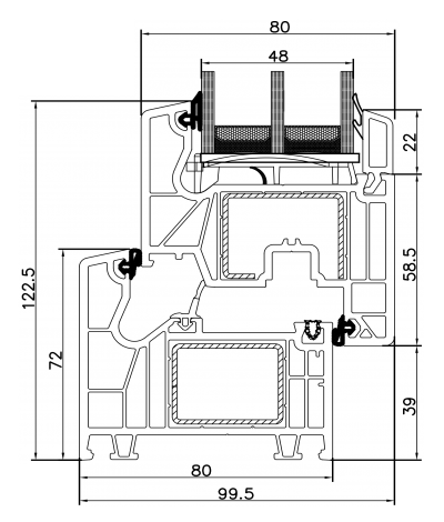 Чертёж профиля Perfectherm